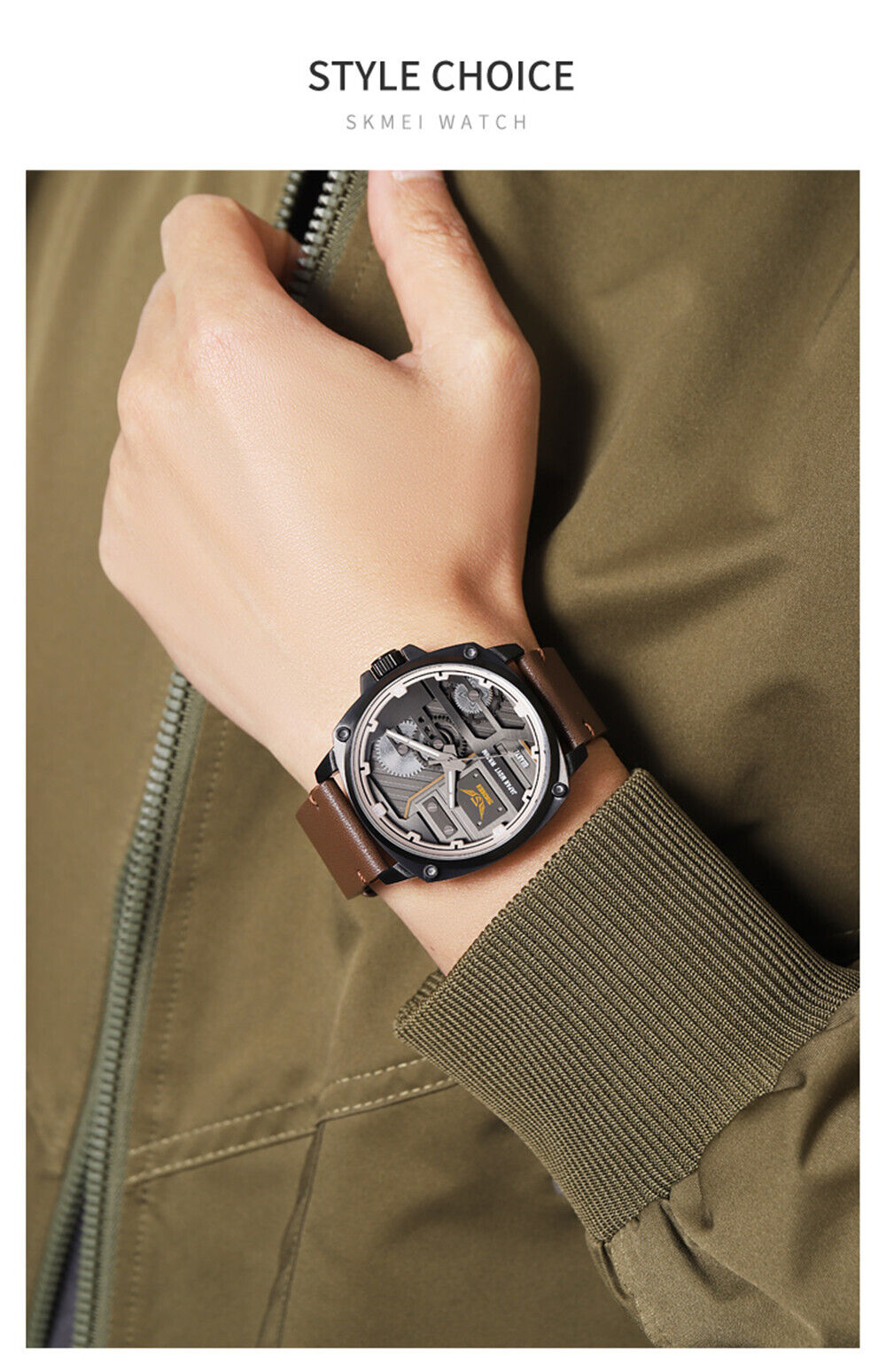 Ρολόι χειρός ανδρικό SKMEI 2289 DARK BROWN